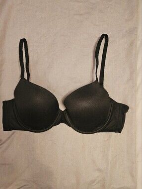 Soma Enbliss Full Coverage Bra Black 36C Wireless Smooth Comfort Bra Like New